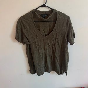 Olive cut out front top